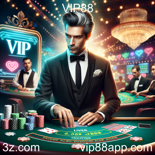 A Emoção do Cassino Ao Vivo no VIP88